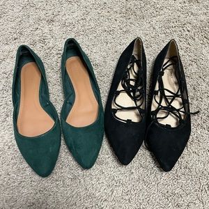 Two Pairs of Slip ons